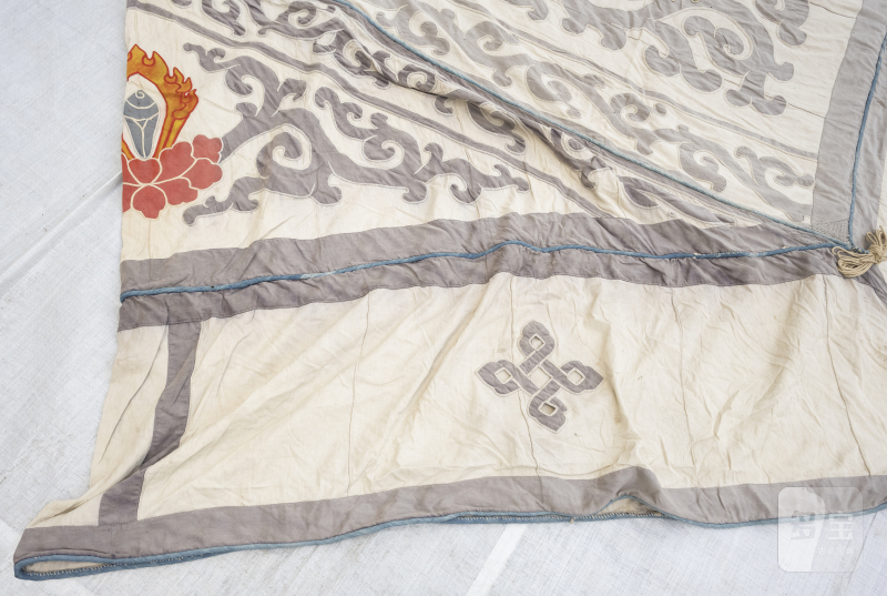 A LARGE APPLIQUÉ COTTON TENT - 图2